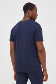 Піжамна футболка HUGO колір синій з принтом