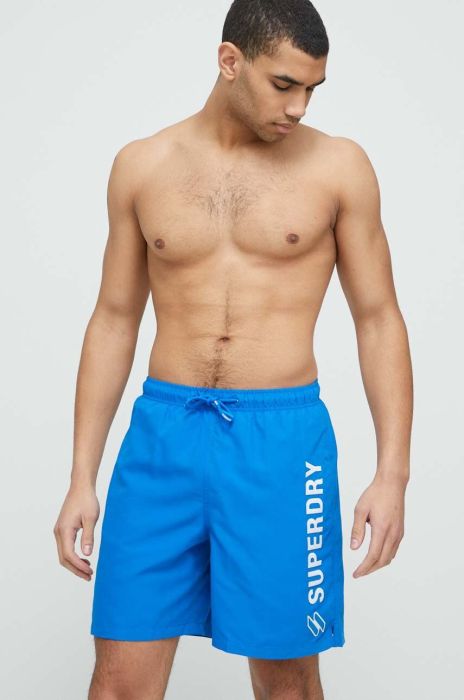 Купальні шорти Superdry колір блакитний (3233126)