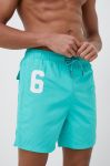 Купальні шорти Superdry колір бірюзовий (3169747)