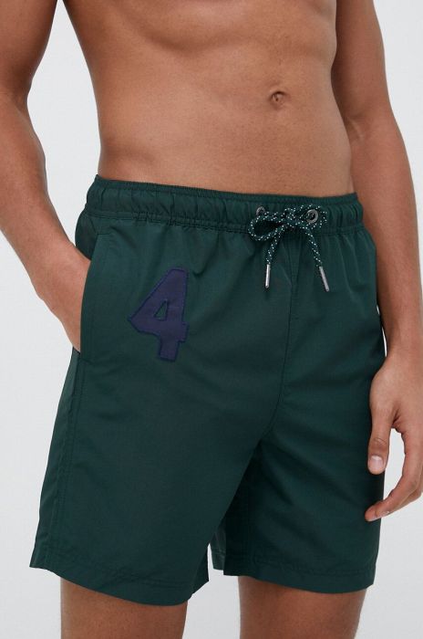 Купальні шорти Superdry колір зелений (3169750)