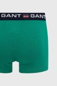 Боксери Gant 3-pack чоловічі колір зелений