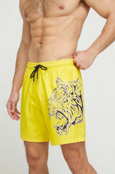 Купальні шорти PLEIN SPORT колір жовтий