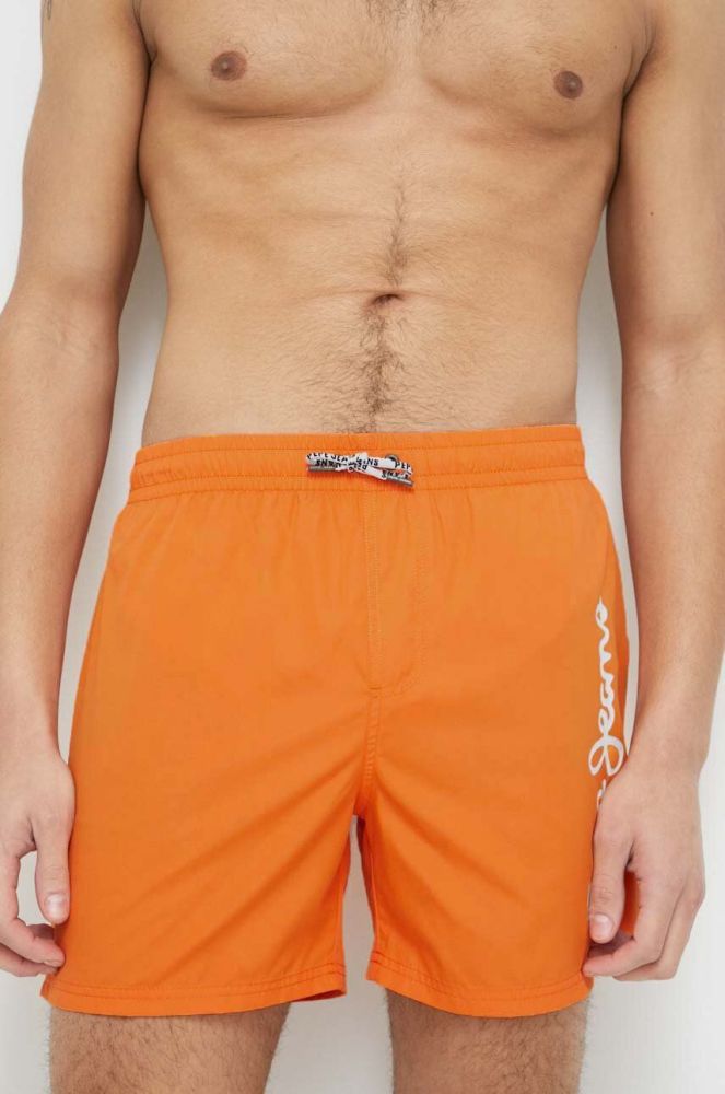 Купальні шорти Pepe Jeans Finnick колір помаранчевий