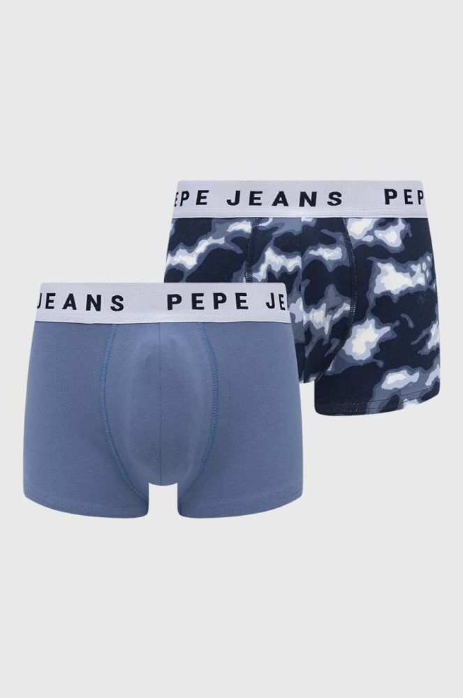 Боксери Pepe Jeans 2-pack чоловічі колір синій (3227161)