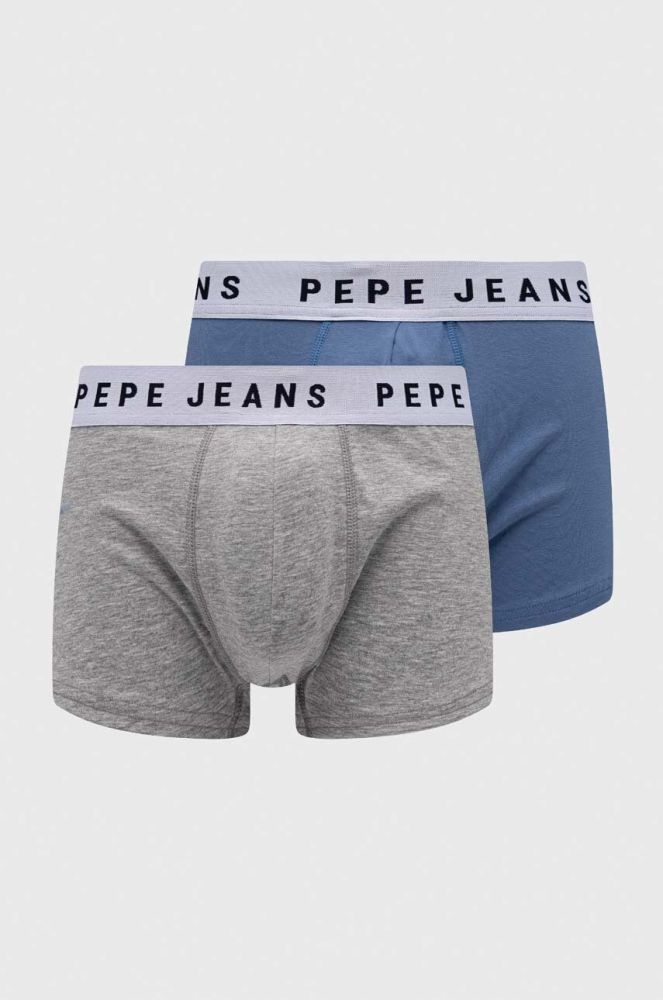 Боксери Pepe Jeans 2-pack чоловічі колір блакитний (3213814)