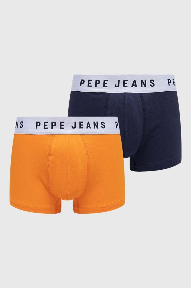 Боксери Pepe Jeans 2-pack чоловічі колір помаранчевий (3257521)