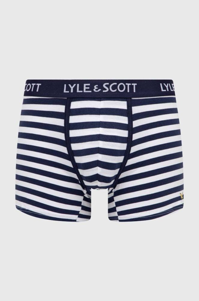 Боксери Lyle & Scott 3-pack чоловічі колір барвистий (3244393) фото 3