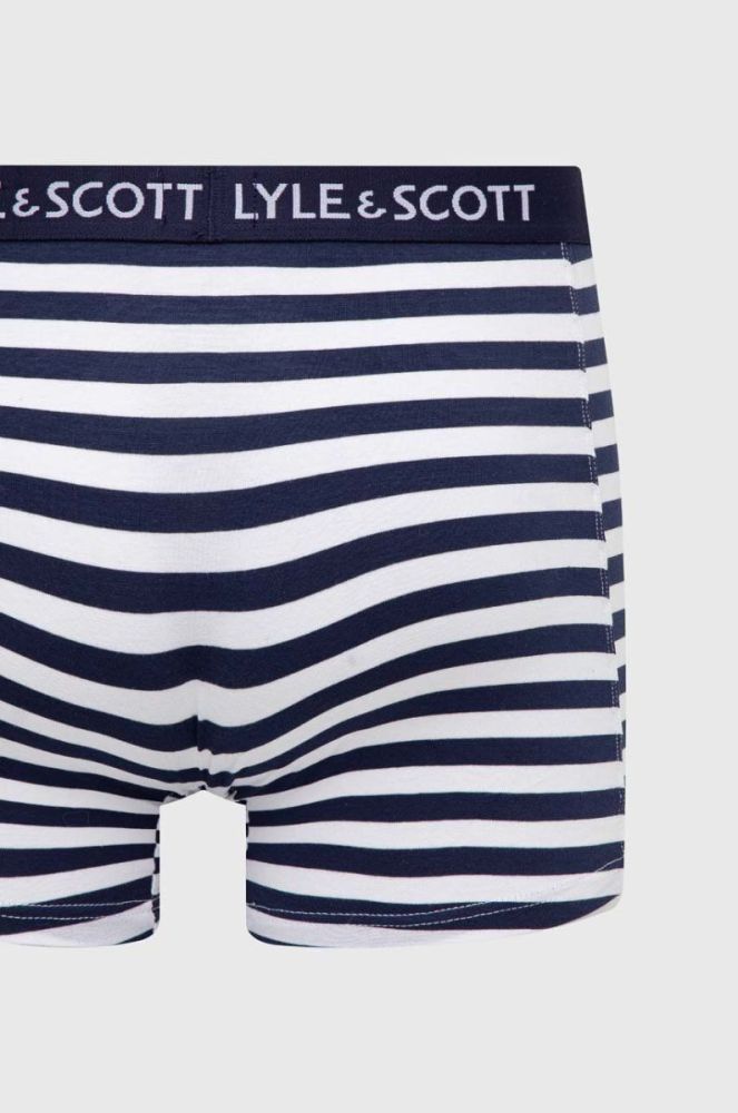 Боксери Lyle & Scott 3-pack чоловічі колір барвистий (3244393) фото 6