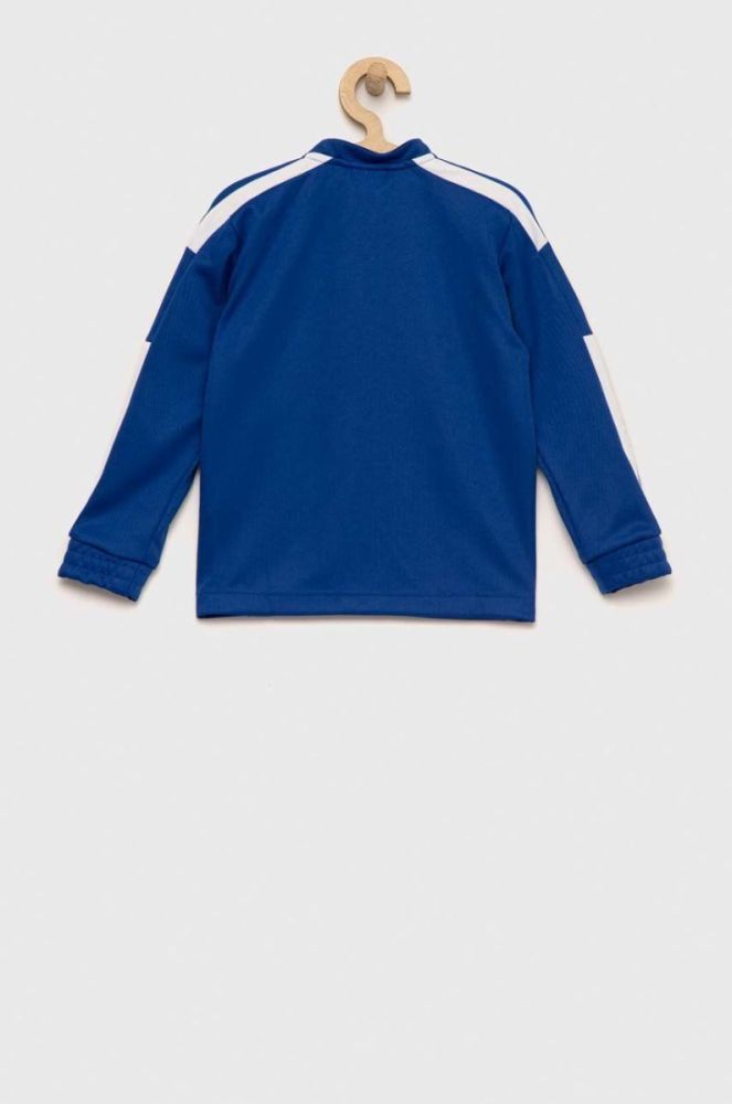 Дитяча кофта adidas Performance Sq21 Tr Jkt Y з аплікацією колір блакитний фото 2