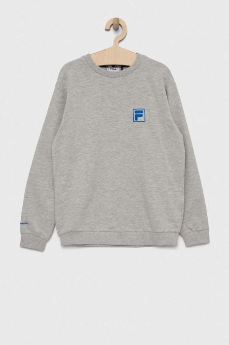 Дитяча кофта Fila колір сірий з принтом (3021920)