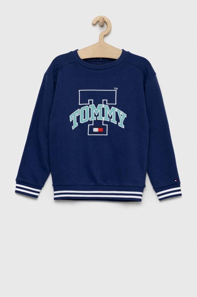 Дитяча кофта Tommy Hilfiger візерунок колір блакитний (2908648)