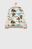 Дитяча бавовняна кофта Guess колір бежевий візерунок (3122057)