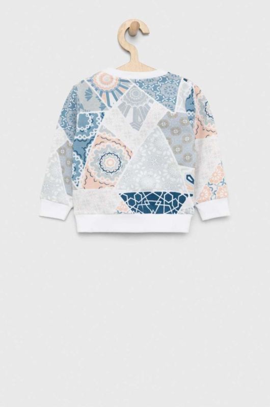 Дитяча бавовняна кофта Guess візерунок колір блакитний (3003344) фото 2
