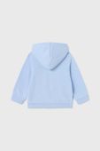 Кофта для немовлят Mayoral з капюшоном з аплікацією колір блакитний
