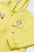 Кофта для немовлят Mayoral колір жовтий з капюшоном з принтом (2946668)