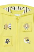 Кофта для немовлят Mayoral колір жовтий з капюшоном з принтом (2946668)