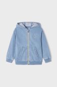 Дитяча кофта Mayoral з капюшоном однотонна колір блакитний (2983360)