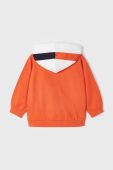Дитяча кофта Mayoral колір помаранчевий з капюшоном з принтом (2946716)