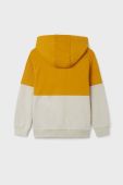 Дитяча кофта Mayoral колір жовтий з капюшоном з принтом (2939217)
