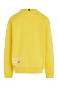 Дитяча кофта Tommy Hilfiger колір жовтий з принтом
