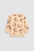 Кофта для немовлят Coccodrillo колір бежевий візерунок (3187786)