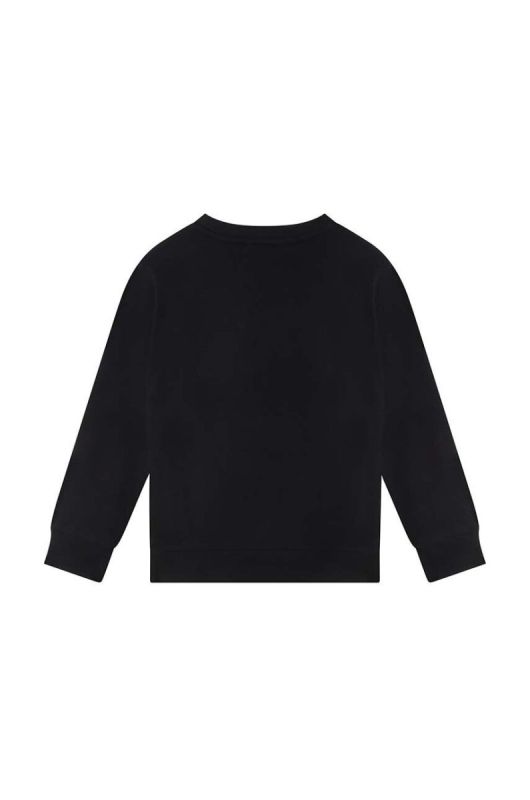 Дитяча кофта Kenzo Kids колір чорний з принтом фото 2