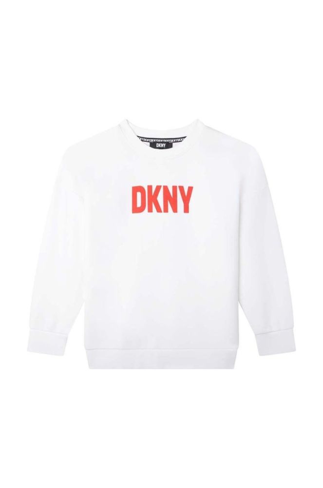 Дитяча кофта Dkny колір білий з принтом (3196958) фото 2