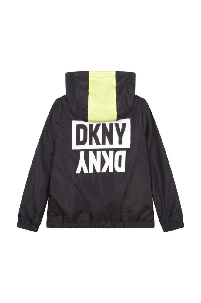 Дитяча двостороння куртка Dkny колір синій (3081369) фото 5