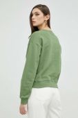 Бавовняна кофта Guess жіноча колір зелений з аплікацією