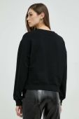 Бавовняна кофта Guess жіноча колір чорний з аплікацією