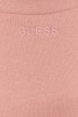 Бавовняна кофта Guess жіноча колір рожевий однотонна