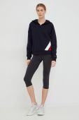 Кофта Tommy Hilfiger жіноча колір синій з капюшоном візерунок (2936018)