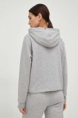 Кофта Tommy Hilfiger жіноча колір сірий з капюшоном з принтом (2837136)