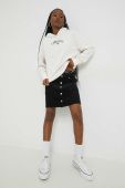 Кофта Tommy Jeans жіноча колір бежевий з капюшоном з принтом (2870072)