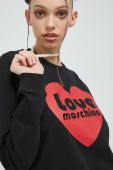 Кофта Love Moschino жіноча колір чорний з принтом (3021957)
