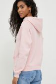 Кофта Polo Ralph Lauren жіноча колір рожевий з капюшоном однотонна (3157326)