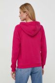 Кофта Polo Ralph Lauren жіноча колір рожевий з капюшоном однотонна (3648643)