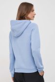 Кофта Polo Ralph Lauren жіноча з капюшоном однотонна колір блакитний (3648648)