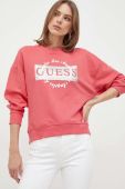 Кофта Guess жіноча колір рожевий з принтом (3027251)