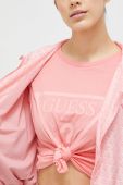 Куртка Guess жіноча колір рожевий перехідна (3035339)