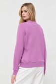 Кофта Karl Lagerfeld жіноча колір фіолетовий з аплікацією (3505037)
