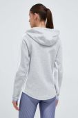 Тренувальна кофта Puma Evostripe колір сірий з капюшоном однотонна