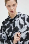 Тренувальна кофта Puma Modern Sports колір чорний з капюшоном візерунок