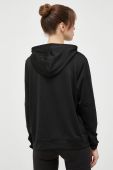 Тренувальна кофта Puma Train All Day колір чорний з капюшоном з принтом