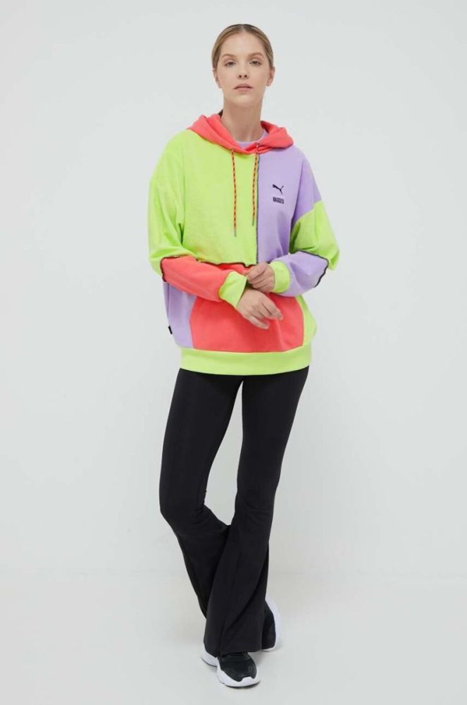 Кофта Puma X TRP жіноча з капюшоном візерунок 539128-39 колір барвистий фото 2