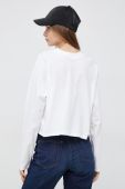 Бавовняний лонгслів Pepe Jeans Lizzy колір білий