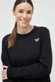 Кофта Reebok жіноча колір чорний однотонна (3073184)