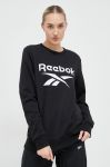 Кофта Reebok жіноча колір чорний з принтом (3012996)