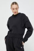 Кофта Reebok жіноча колір чорний однотонна (3013009)