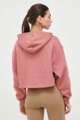 Кофта Reebok жіноча колір помаранчевий з капюшоном однотонна (3147174)